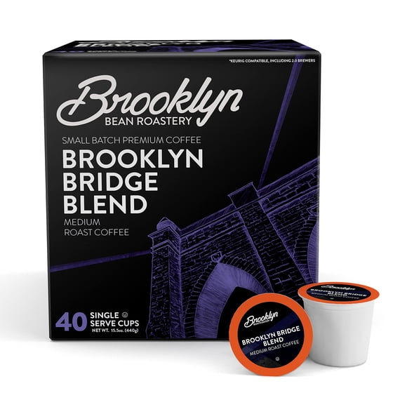 Coffee Brooklyn Beans Brooklyn Bridge Blend 40 cápsulas K-Cup