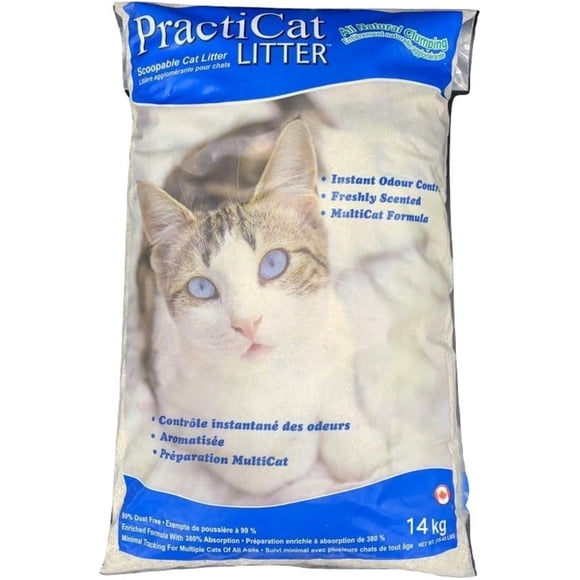 Arena sanitaria Practicat Litter 14 kg Betonita