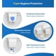 thumbnail image 3 of Bidet POCALAND ultradelgado 3 en 1 sin electricidad, 3 of 7