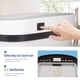 thumbnail image 4 of Bote de basura BestOffice con sensor automático sin contacto, 50 L, blanco, 4 of 7