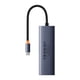 thumbnail image 4 of Adaptador HUB 4 en 1 USB-C  a 3 puertos USB 3.0 + Ethernet RJ45 - Baseus UltraJoy Series - Gris espacial, 4 of 8