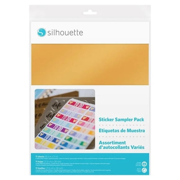 Etiquetas De Muestra Silhouette