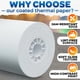 thumbnail image 3 of Cinta para Calculadora Reluen 5,7 cm x 26 m Pack de 3 unidades Blanco, 3 of 9