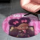thumbnail image 4 of Boss Baby Niña Africana Alfombra Redonda de Felpa Coral, Antideslizante, No Desprende Pelusas, Lavable y Duradera para Salón, Dormitorio y Habitación de Niños 60cm, 4 of 6