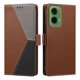 thumbnail image 4 of Funda Cartera para Motorola Moto G35 con Cierre Magnético, Tricolor, Marrón, 4 of 6