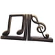 thumbnail image 5 of 2x Notas Musicales Boodends Regalos Navideños Resistentes Resina Para Estante Dormitorio Oficina Marrón, 5 of 5