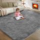 thumbnail image 1 of Alfombra Fairblink Ultra Soft de 150 x 240 cm para salón, color gris, 1 of 9