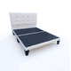 thumbnail image 1 of Cama Europea 2 Plaza Base Dividida Blanco Lino, 1 of 2