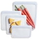 thumbnail image 1 of Bolsa de almacenamiento reutilizable Stasher Platinum Silicone, paquete de 4, 1 of 8