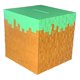 thumbnail image 1 of Alcancía cubo estilo videojuego verde, 1 of 3