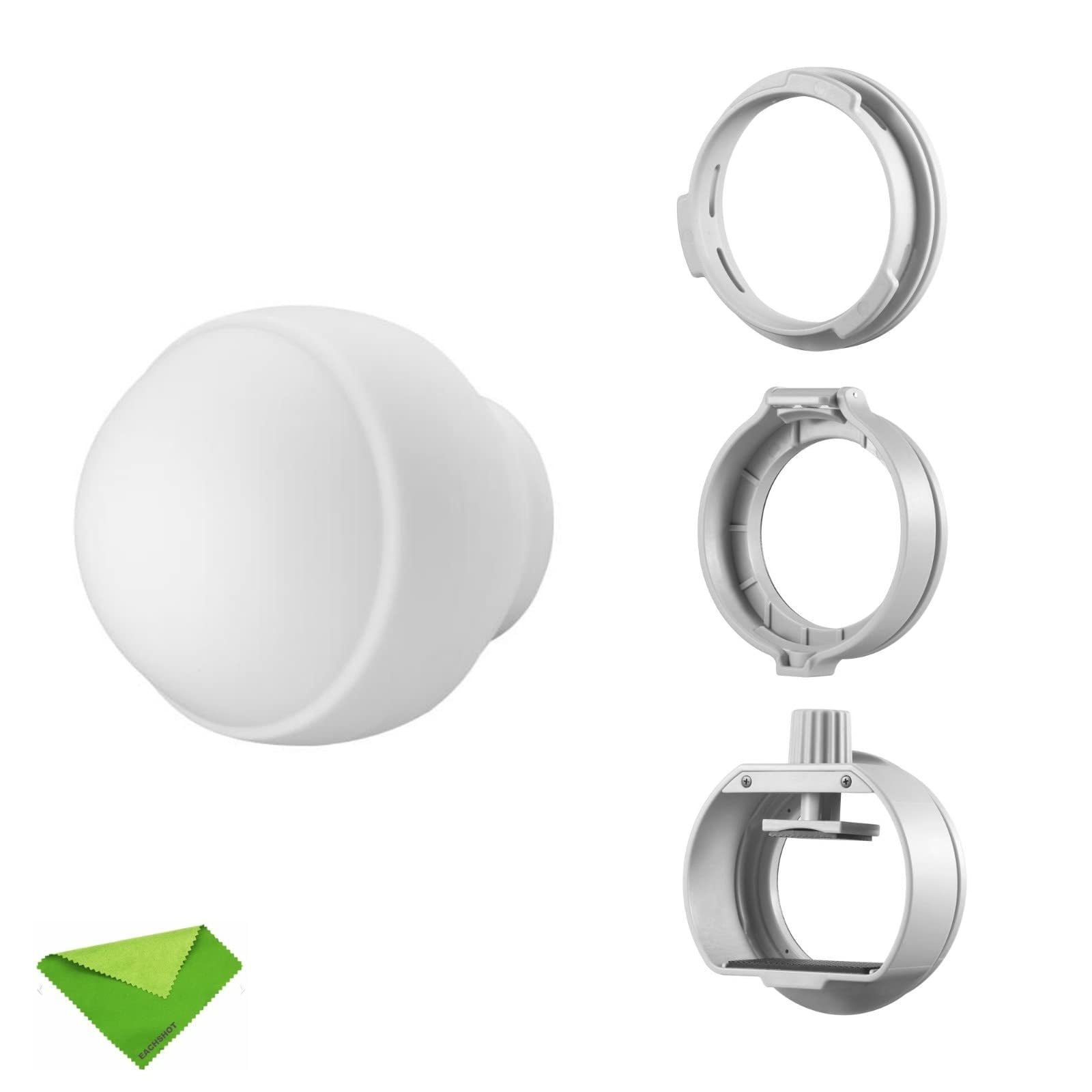 Eachshot - Paquete De Modificadores De Difusor De Flash Godox Ml-cd15 Para V1s V1c V1n