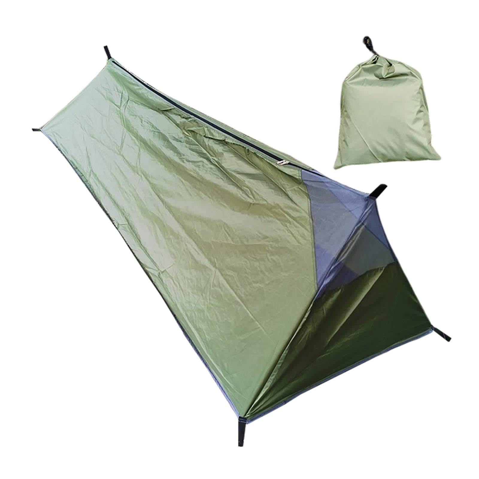 Ioensy - Tienda De Campaña Portátil Impermeable Supervivencia Emergencia Dormir Ejército Verde