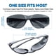thumbnail image 4 of Gafas de seguridad Amoolo, lentes tintadas de humo oscuro a granel (24 unidades), 4 of 7