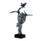 thumbnail image 1 of Estatua De Pensador Moderno, Figurita De Media Cara, Obras De Arte, Decoración Abstracta Para Mesa De Bronce, 1 of 3