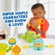 thumbnail image 4 of Monstruos de peluche sensoriales WowWee Super Simple Rizzo Blue 0+, 4 of 6