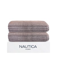 Pack 2 Toallas De Baño Stripe Nautica Home 100% Algodón76X137Cm Gris