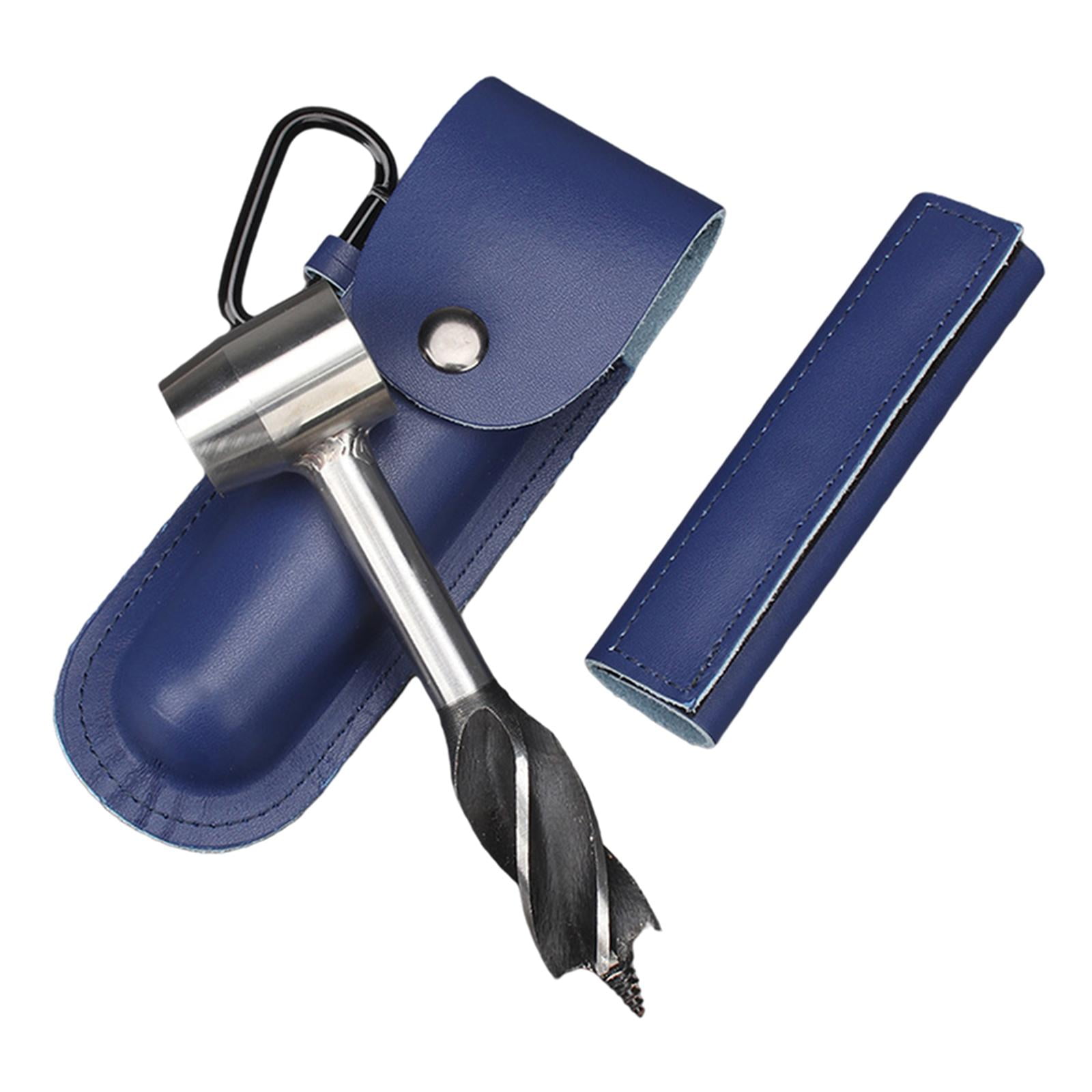 Ioensy - Taladro De Mano Taladro De Carpintería Taladro De Tornillo De Mano Para Herramienta De Camping Azul