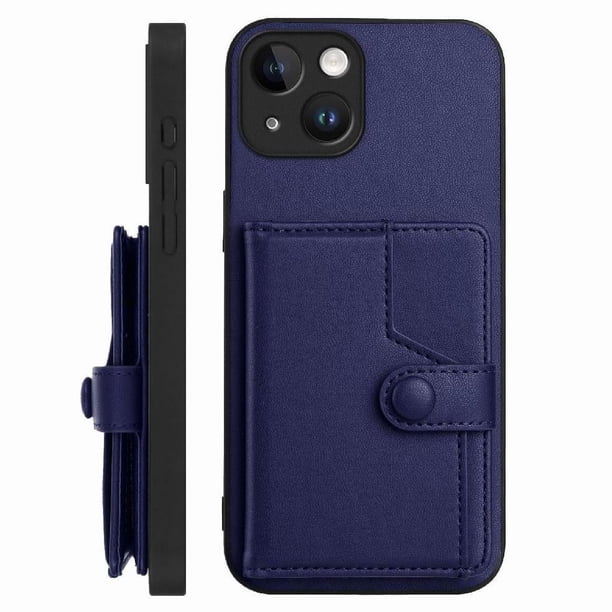 FOXDOCK Funda para iPhone 13 con Bloqueo RFID - Diseño Elegante con Cierre de Botón