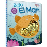 Zig-Zag - Libro Destellos Fantásticos - Bajo El Mar / 10 Páginas De Cartón Troqueladas Con Lentejuelas Metalizadas, De 15,5 X 19,5 Cm. Tapa Cartoné Troquelada Con Lentejuelas Metalizadas.