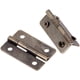 thumbnail image 4 of Minibisagras pequeñas, 50 paquetes de conectores para bisagras de armario, cajón y cofre con 200 tornillos de repuesto de 8 mm, bisagra de metal para joyero de madera, color bronce., 4 of 5