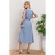 thumbnail image 3 of Vestido Largo Primavera Mujer Semi Formal Casual Botones 339, 3 of 3