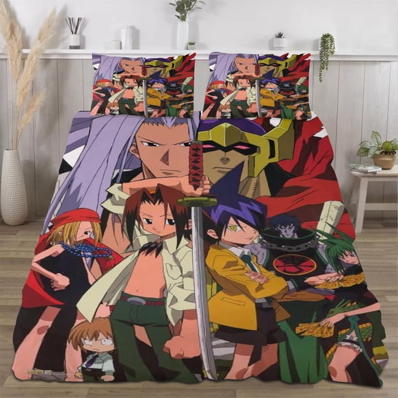 Shaman King Quilts for Queen Bed Bedspreads,Soft Bed Quilt Lightweight Bedspread,Quilted Coverlet