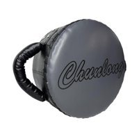 Magideal - Escudo De Boxeo, Herramienta De Entrenamiento De Boxeo, Equipo De Entrenamiento Con Mango, Almohadilla De Boxeo Redonda, Objetivo De Puñetazo Y Patada Gris