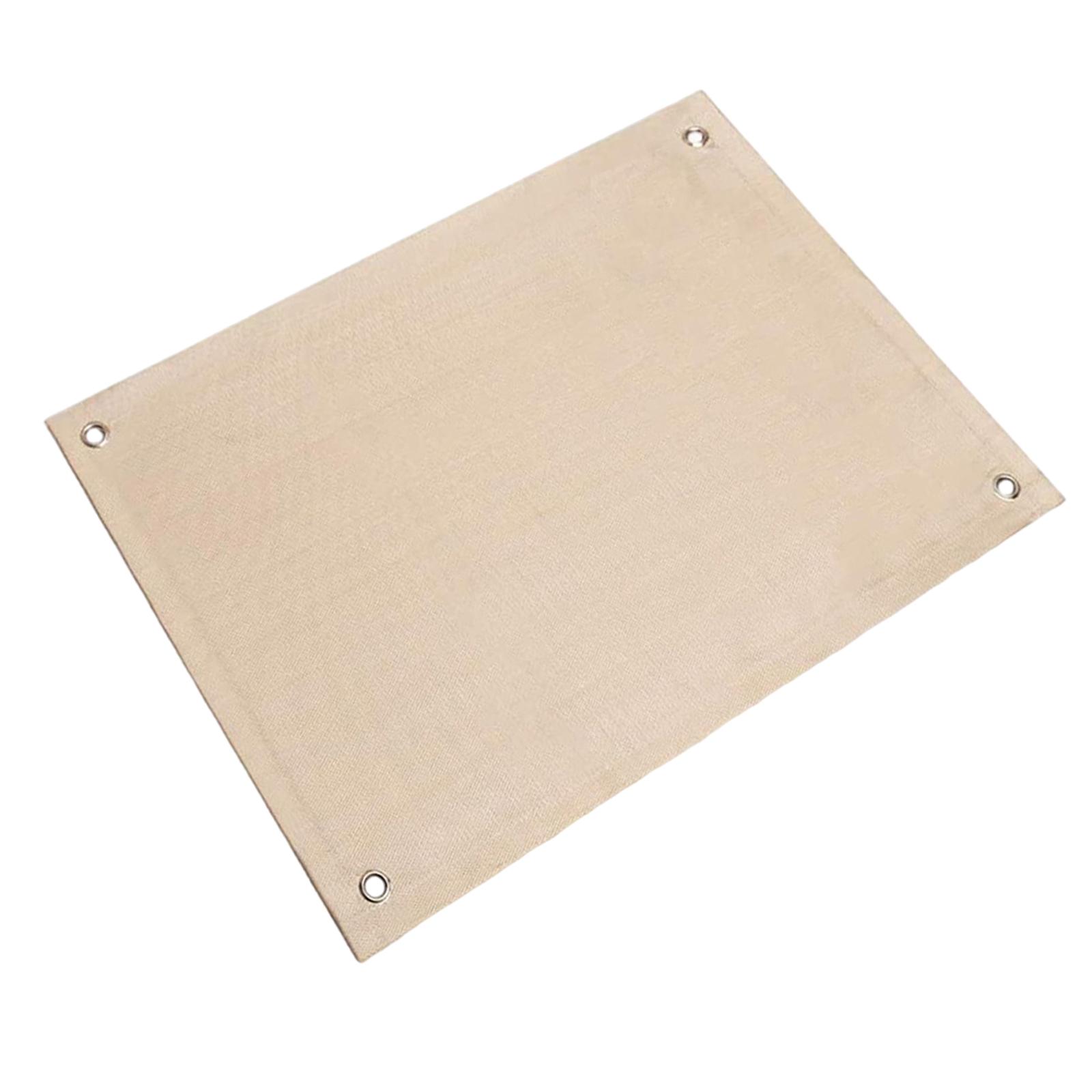Magideal - Manta Ignífuga Para Acampar, Wandteppich Ignífugo, Ignífugo, Anti Escaldado, Resistente A Altas Temperaturas, Resistente , Para Parrilla, Estufa, 60X80Cm