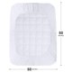 thumbnail image 4 of Funda de colchón Utopia Bedding Queen con parte superior acolchada de 60 x 80 pulgadas, 4 of 8