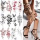 thumbnail image 1 of Tatuajes Temporales COKTAK 12 Hojas Mariposa Flor Waterproof, 1 of 3