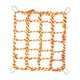 thumbnail image 3 of Hamaca Colgante Para Mascotas, Juguete Para Ratas, Red De Cuerda Para Pájaros, Para Cacatúas, Loros, Cacatúas, Color Naranja, 3 of 3