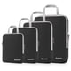 thumbnail image 1 of Cubos de embalaje de compresión Gonex, 4 unidades, bolsas de viaje negras, 1 of 8