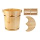thumbnail image 5 of Ba?era Para Lavabo, Ba?o De Pies Para El Hogar, Barril Hecho A Mano, Cubo Grueso Para Pies Con Cuentas, Estilo A, 5 of 5