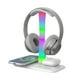 thumbnail image 1 of Soporte de auriculares 4 en 1 con cargador inalámbrico de 15 W para AirPods Max/Pro IOS Watch y auriculares-Blanco, 1 of 8