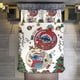 thumbnail image 1 of Merry Christmas Stitch 3 Piece Sets Full/Queen Size - Reversible Microfiber Quilts with Shams Soft Lightweight Bedspread Coverlet Comforter for All Season Bed Sheets, 1 of 4