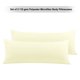 thumbnail image 1 of PiccoCasa Juego de 2 Fundas de Almohada Corporal con Cremallera para Almohadas Corporales, King Pearl Blanco, 1 of 7
