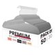 thumbnail image 1 of Velvet Hangers LUX Decor Grey, paquete de 50 prendas antideslizantes, 1 of 6