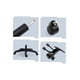 thumbnail image 3 of Silla Gamer Jiqiao Negro/Blanco, 3 of 4
