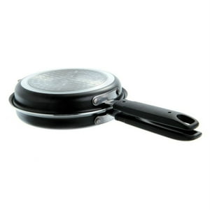 Sartén Doble Antiadherente 14Cm Negro Indubasic Ibili