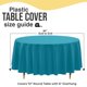 thumbnail image 2 of Mantel redondo Exquisite Premium Turquesa 12 pzs 213 cm, 2 of 7