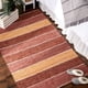 thumbnail image 2 of Alfombra DII Chindi reversible teñida a mano 122 x 183 cm color especias, 2 of 5