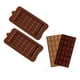 thumbnail image 1 of Pack 2 Moldes De Chocolate Molde Barra De Chocolate Silicona Marrón, 1 of 8
