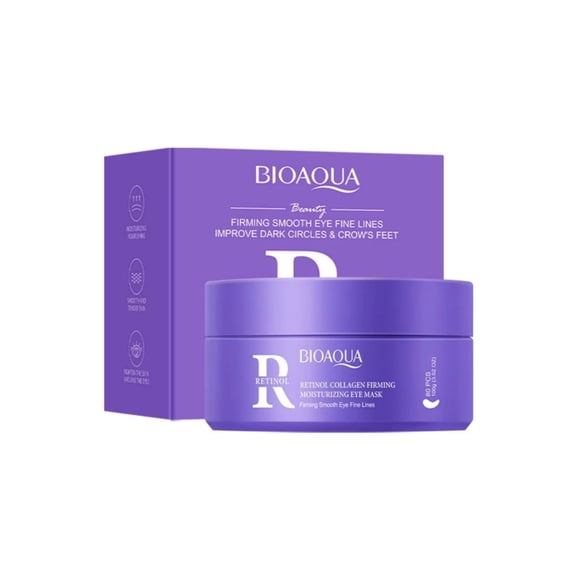 80 Parches Hidrogel Contorno Ojos Retinol y Colageno Antiedad