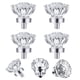 thumbnail image 1 of Perillas De Cristal Acabado Cromo Pulido Paquete De 4, 1 of 7