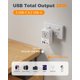 thumbnail image 4 of Adaptador de enchufe TESSAN 2 unidades Australia Tipo I, 4 of 7