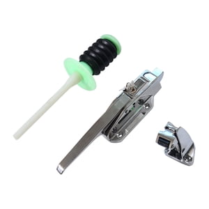 Magideal - Manija De Puerta De Congelador, Pestillo De Puerta De Congelador, Pieza De Reparación, Hardware, Puerta Plana De Refrigerador, Manija De Puerta Comerc