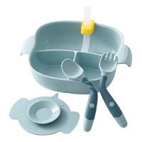 Genérico - Plato Bombilla Tazon Succion Entrenamiento Bebes Lau