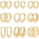 thumbnail image 1 of Aros de Argolla FAXHION, 9 Pares, 10, 15 y 19 mm, 1 of 3