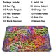 thumbnail image 2 of Clips de papel HiQin 100 piezas con formas de animales surtidos, 2 of 7