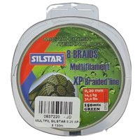 Silstar - Nylon Verde 0,20Mm Multifilamento 8Heb 150Mts Restenci14,5Kg